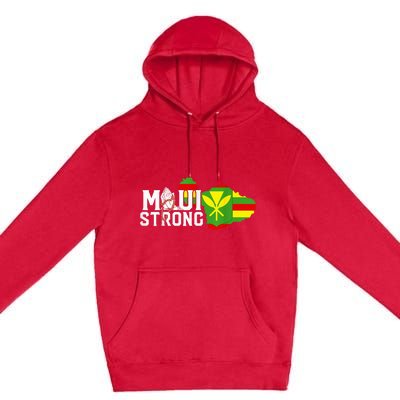 Pray for Maui Hawaii Strong Premium Pullover Hoodie