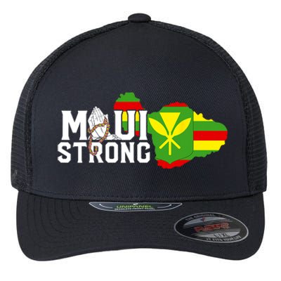 Pray For Maui Hawaii Strong Maui Wildfire Relief Flexfit Unipanel Trucker Cap