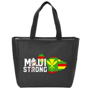 Pray For Maui Hawaii Strong Maui Wildfire Relief Zip Tote Bag