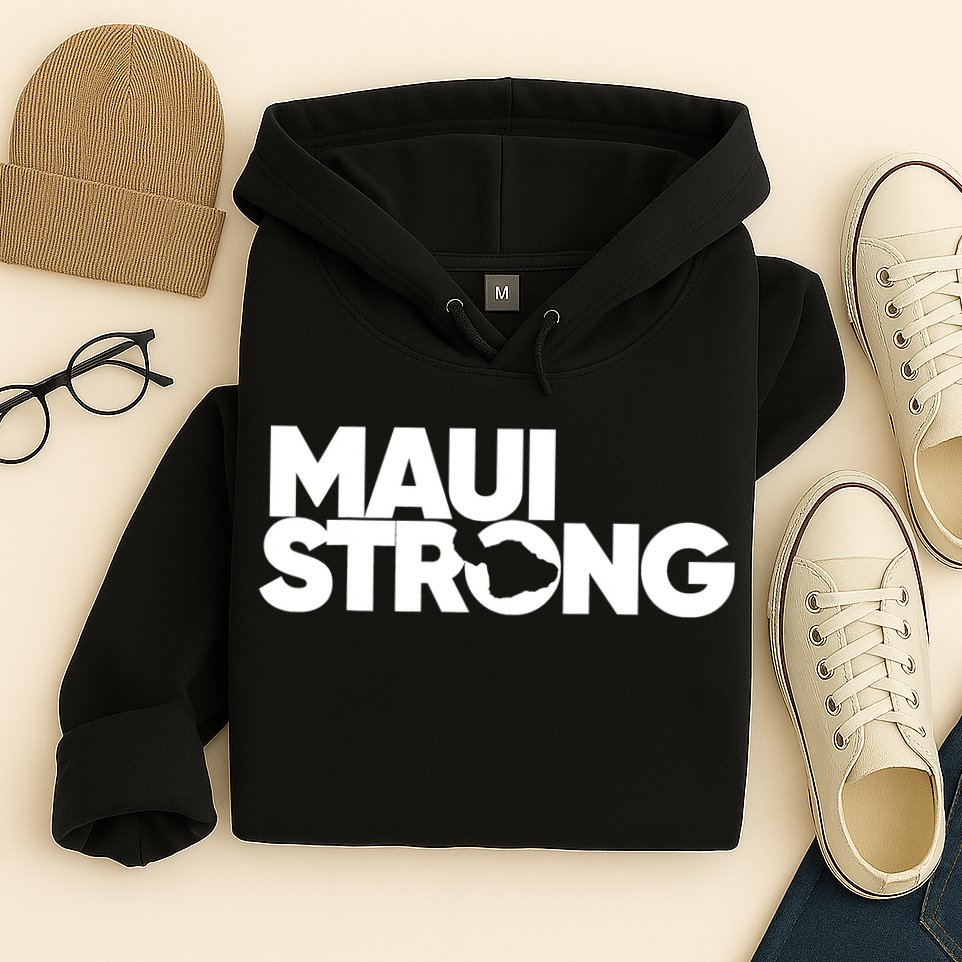Pray For Maui Hawaii Strong Support For Hawaii Fire Victims Hoodie