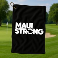 Pray For Maui Hawaii Strong Support For Hawaii Fire Victims Golf Towel