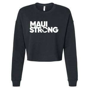 Pray For Maui Hawaii Strong Support For Hawaii Fire Victims Cropped Pullover Crew