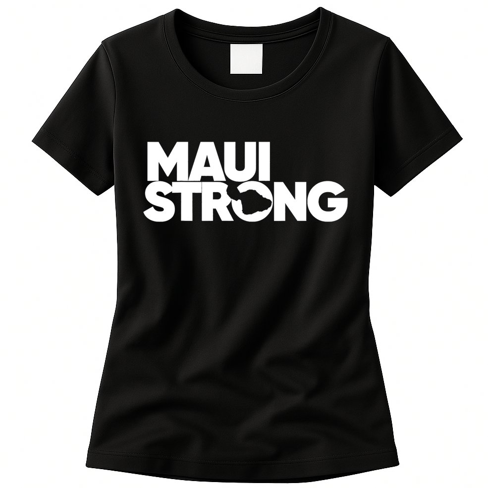 Pray For Maui Hawaii Strong Support For Hawaii Fire Victims Womens T-Shirt
