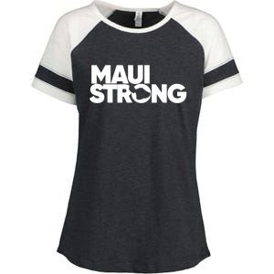 Pray For Maui Hawaii Strong Support For Hawaii Fire Victims Enza Ladies Jersey Colorblock Tee