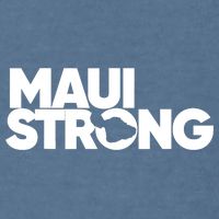Pray For Maui Hawaii Strong Support For Hawaii Fire Victims Garment-Dyed Sweatshirt
