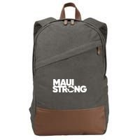Pray For Maui Hawaii Strong Support For Hawaii Fire Victims Cotton Canvas Backpack