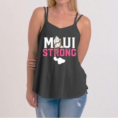 Pray for Maui Hawaii Strong Women's Strappy Tank