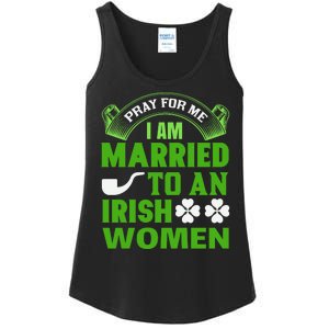 Pray For Me I Am Married To An Irish Women Ladies Essential Tank