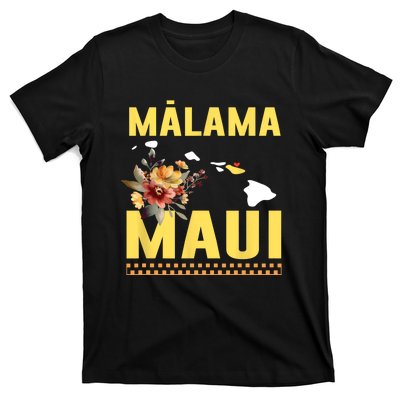 Pray For Malama Maui Hawaii Strong Support Maui Hawaii T-Shirt