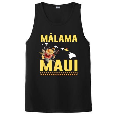 Pray For Malama Maui Hawaii Strong Support Maui Hawaii PosiCharge Competitor Tank