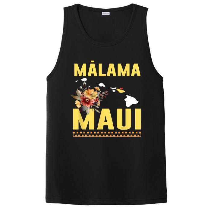 Pray For Malama Maui Hawaii Strong Support Maui Hawaii PosiCharge Competitor Tank