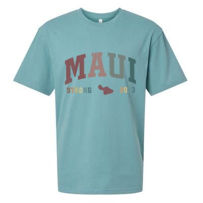Pray For Maui Hawaii Strong Lahaina Fires Donate Sueded Cloud Jersey T-Shirt