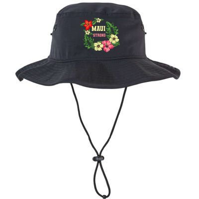Pray For Maui Hawaii Strong Hawaiian Floral Bucket Hat