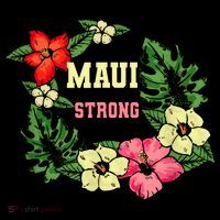 Pray For Maui Hawaii Strong Hawaiian Floral Tank Top