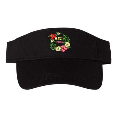 Pray For Maui Hawaii Strong Hawaiian Floral Visor