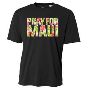 Pray For Maui Hawaii Strong  Maui Fire Relief Efforts Cooling Performance Crew T-Shirt