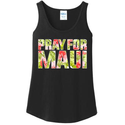 Pray For Maui Hawaii Strong  Maui Fire Relief Efforts Ladies Essential Tank