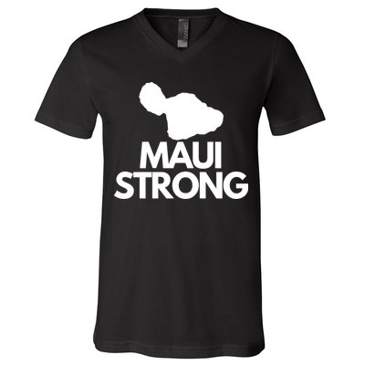 Pray For Maui Hawaii Strong V-Neck T-Shirt