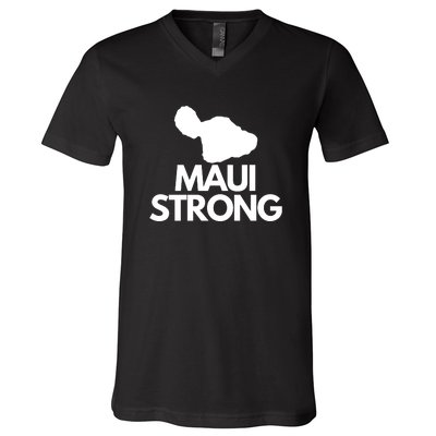 Pray For Maui Hawaii Strong V-Neck T-Shirt