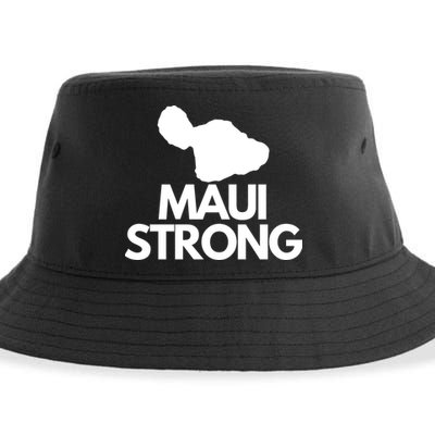 Pray For Maui Hawaii Strong Sustainable Bucket Hat