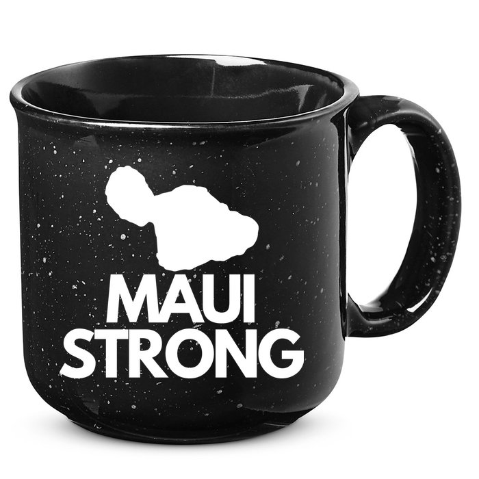 Pray For Maui Hawaii Strong 15oz Campfire Ceramic Mug