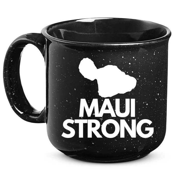 Pray For Maui Hawaii Strong 15oz Campfire Ceramic Mug