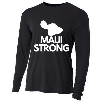 Pray For Maui Hawaii Strong Cooling Performance Long Sleeve Crew