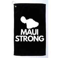 Pray For Maui Hawaii Strong Golf Towel