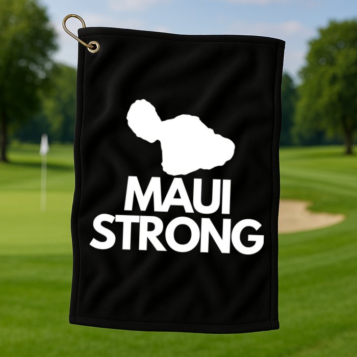 Pray For Maui Hawaii Strong Golf Towel