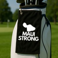 Pray For Maui Hawaii Strong Golf Towel