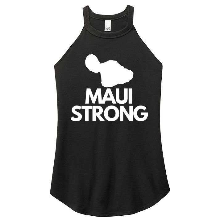 Pray For Maui Hawaii Strong Women's Perfect Tri Rocker Tank