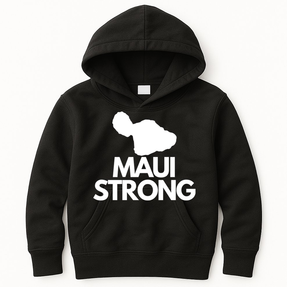 Pray For Maui Hawaii Strong Kids Hoodie