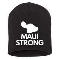 Pray For Maui Hawaii Strong Short Acrylic Beanie