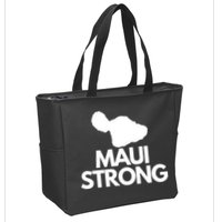 Pray For Maui Hawaii Strong Zip Tote Bag