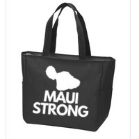 Pray For Maui Hawaii Strong Zip Tote Bag