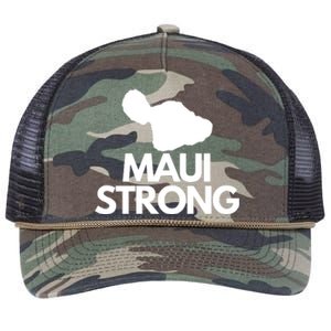 Pray For Maui Hawaii Strong Retro Rope Trucker Hat Cap