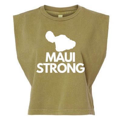 Pray For Maui Hawaii Strong Garment-Dyed Women's Muscle Tee