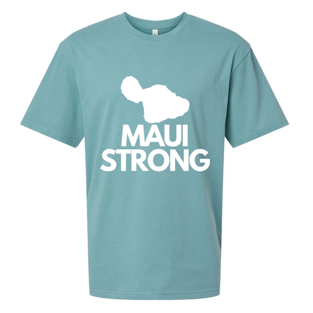 Pray For Maui Hawaii Strong Sueded Cloud Jersey T-Shirt