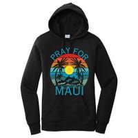 Pray For Maui Hawaii Wildflower Support Men Women Women's Pullover Hoodie