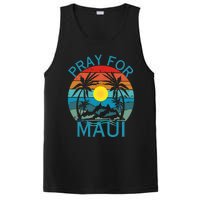 Pray For Maui Hawaii Wildflower Support Men Women PosiCharge Competitor Tank