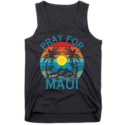 Pray For Maui Hawaii Wildflower Support Men Women Tank Top