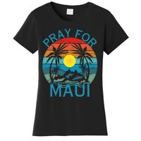 Pray For Maui Hawaii Wildflower Support Men Women Women's T-Shirt