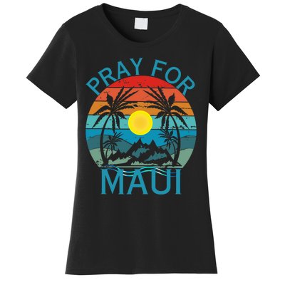 Pray For Maui Hawaii Wildflower Support Men Women Women's T-Shirt