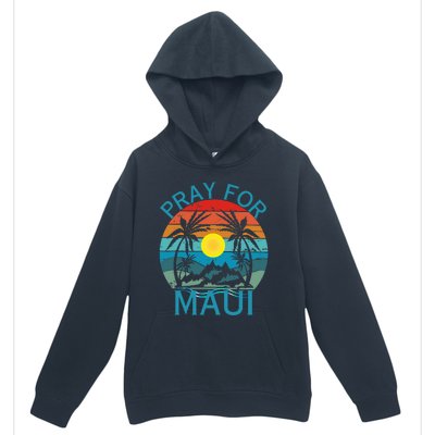 Pray For Maui Hawaii Wildflower Support Men Women Urban Pullover Hoodie