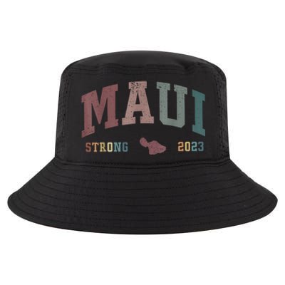 Pray For Maui Hawaii Strong Vintage Design Cool Comfort Performance Bucket Hat