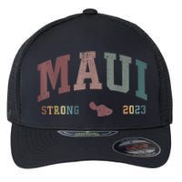 Pray For Maui Hawaii Strong Vintage Design Flexfit Unipanel Trucker Cap