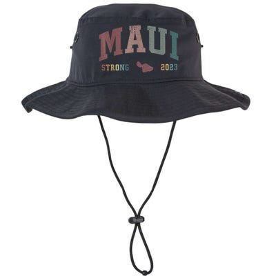 Pray For Maui Hawaii Strong Vintage Design Legacy Cool Fit Booney Bucket Hat