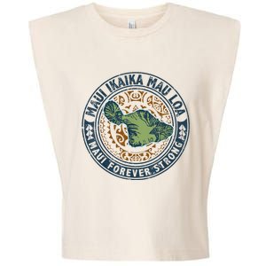 Pray For Maui Hawaii Strong Garment-Dyed Women's Muscle Tee