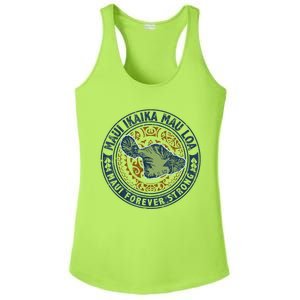 Pray For Maui Hawaii Strong Ladies PosiCharge Competitor Racerback Tank