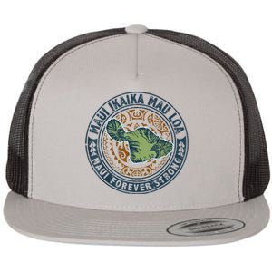 Pray For Maui Hawaii Strong Flat Bill Trucker Hat